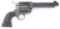 Colt, SAA Revolver, .45 caliber, 3rd Generation, SN S53679A, blue finish, case color frame, 5 1/2