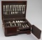 Wooden cased set of beautiful sterling silver Flatware by Reed & Barton, Francis I, consisting of ap