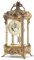 Very desirable antique Crystal Regulator Clock, in elaborate Art Nouveau style footed case, manufact
