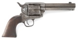 Antique U.S. Calvary Colt, SAA Revolver, .45 caliber, SN 31053, finish is aged dark grey patina, 4 7