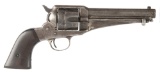 Scarce antique, short barrel Remington, Model 1875, Single Action Revolver, .45 caliber with 5 3/4