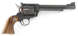 Ruger Black Hawk, Flat Top, Single Action Revolver, .44 MAG caliber, SN 8831, manufactured 1958, blu