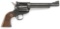 Ruger, Blackhawk Flat Top, Single Action Revolver, .357 MAG caliber, SN 32864 manufactured 1960, blu