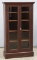Unique antique mahogany, double door Bookcase, circa 1900-1920, very clean original finish and condi