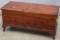 Solid Cedar Chest, circa 1940s, on Queen Anne footed base, made by 