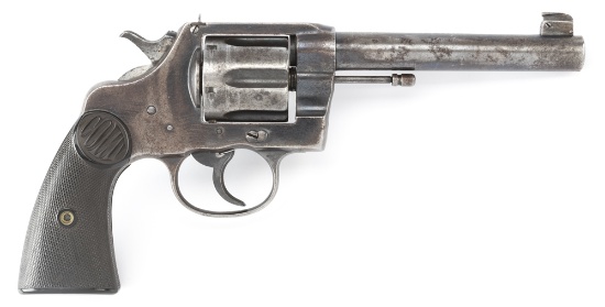 Scarce large frame, Flat Top Target Model, Colt New Service, Double Action Revolver, .44 Russian cal