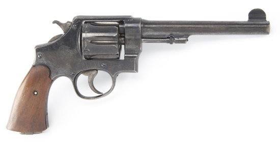 Smith & Wesson, Model 1917, Double Action Revolver, .45 ACP caliber, SN 9228, unusual 6 1/2" barrel,
