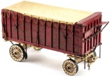 Fantastic vintage, miniature Circus Wagon marked 