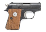Like new Colt, Model 25, Semi Automatic Pistol, .25 caliber, SN OD43701, blue finish, 2
