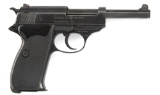 Walther, Model P38, Semi Automatic Pistol, 9 MM caliber, SN 311437, blue finish, 4 7/8