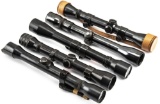 Group of five used Scopes to include:  A Bausch & Lomb;  A Weaver K4;  A Weaver V7;  A Weaver;  and