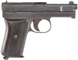 Mauser, Pocket Model 1910, Semi Automatic Pistol, .6.35 MM caliber (.25 ACP), blue finish, 3