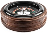 Table Top Roulette Wheel on Rosewood Stand, 20