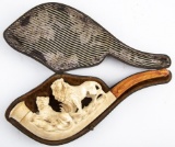 Antique Meerschaum style carved Pipe, 9