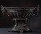 Ornate Bronze oval Center Bowl with lion heads on either end, 22