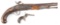 This  consists of the following two Firearms: (1) Antique Relic, Waters Percussion Belt Pistol, sold