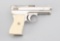 Mauser, Pocket Model, Semi-Automatic Pistol, .6.35 caliber, SN 89783, renickeled finish, showing som