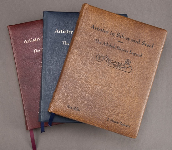 Scarce Three Volume Set of Books titled "Artistry in Silver and Steel / The Adolph Bayers Legend", b