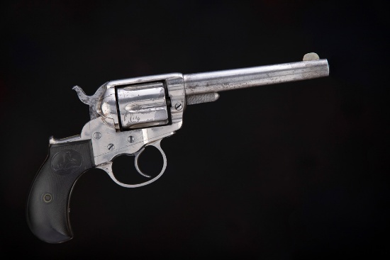 Scarce antique Colt, Model 1877, 6-shot Revolver, a.k.a. "The Lightning", .38 caliber, SN 18796, man