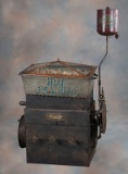 Antique Kerosene powered, counter top Hot Peanut Machine, circa 1890-1910, manufactured by 