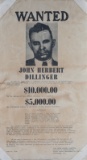 Rare & authentic Wanted Poster for one of the most notorious gangsters of our time John Herbert Dill