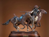 Highly important polychrome bronze Sculpture by noted artist Dave McGary (1958-2013), titled 
