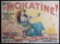 Large framed, vintage color Lithograph advertising 