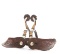 Fine pair of single mounted Spurs by noted Bokchito, Oklahoma Bit and Spur