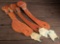Group of new / old stock, unused Spur Straps (3 Pair), with original hang t