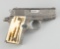 Beautiful profusely engraved Colt, Mustang, Semi-Automatic Pistol, .380 cal