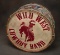 Vintage wooden and rope Wild West Cowboy Band Drum, single side, 32