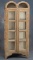 Custom made double door wooden Display Cabinet with double arched top,16 gl
