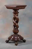 Incredible Hunzinger ball and claw foot, open twist Pedestal, the definite
