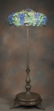 Beautiful antique Floor Lamp attributed to Duffner & Kimberley with bronze