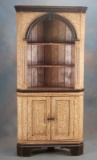 Custom made, one piece Corner Cabinet, done in antique style paint, should