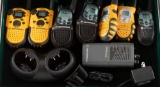 Heavy Aluminum Case consisting of eight (8) Walkie Talkies, three are match