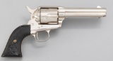 Single Action non-firing Replica Revolver, nickel finish, 4 1/2