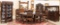 A magnificent 10 piece antique mahogany figural carved Dining Room Set attributed to R.J. Horner, ci