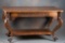 Bill's personal Desk! A fabulous antique quarter sawn oak, figural carved flat top Desk, circa 1900-