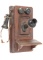 Antique oak Wall Telephone made by 