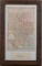Framed Map of Texas, Oklahoma and Indian Territory, marked 
