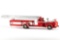 This lot consists of two vintage tin Fire Trucks made by 