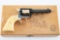 Factory Boxed Colt, single action Revolver, Alamo Model, .22 caliber, SN 1105A22, blue finish, 4 3/4
