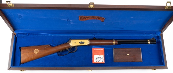 Winchester, Model 94, lever action Rifle, .30/30 caliber, SN GS70522, 20" round barrel, brass frame,