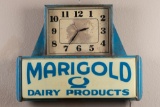 Vintage back lit electric Wall Clock advertising 