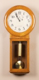 Fine antique, Seth Thomas weight driven, No. 2 Regulator Wall Clock in oak case, circa 1913-1921. Ca
