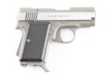 AMT, semi-automatic Pistol, Back Up Model, .380-9 MMK, SN A77396, stainless, 3