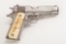 Colt Lightweight Commander Model 1911, .45 ACP caliber, Serial Number 34015LW, manufactured 1954.  T