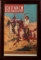 Framed Wild West Poster on Canvas advertising 