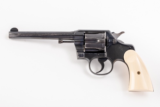 Colt Army Special Model, .32-20 WCF caliber, Serial Number 498701, manufactured in 1923, 6" barrel.